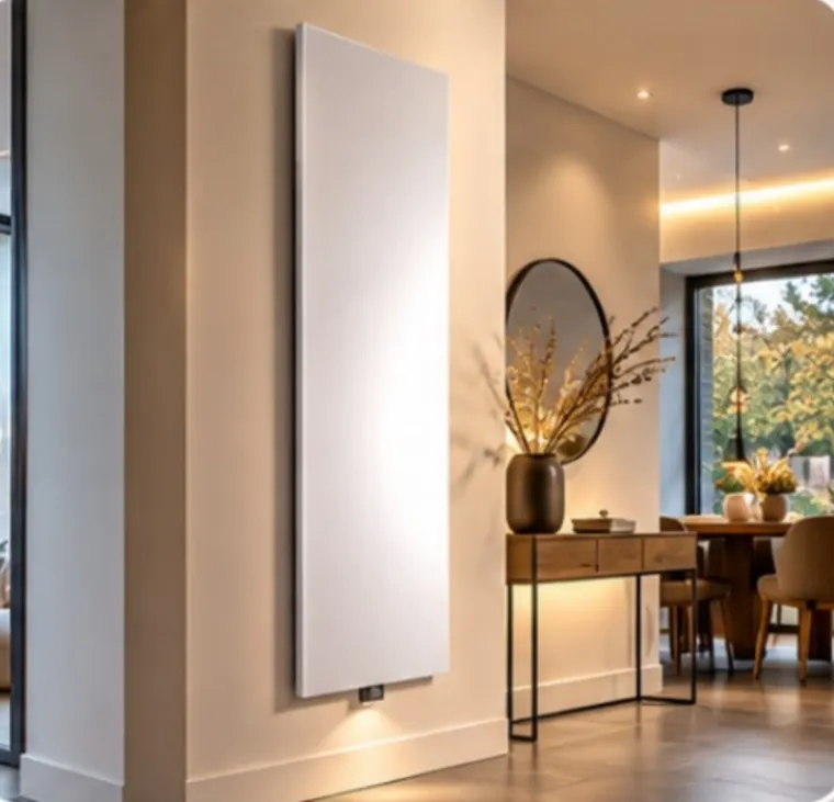 Panneau chauffant infrarouge mural Enerco dans un intérieur moderne